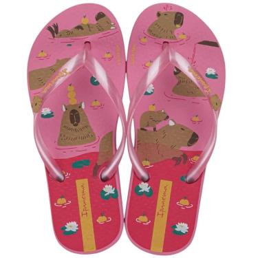 Imagem de Chinelo Feminino Moderno Estampado V25 Capivara Ipanema