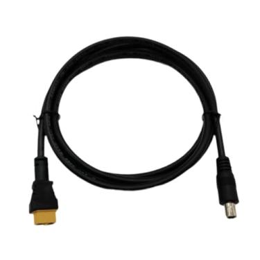 Imagem de Fenteer Cabo de extensão de carregamento XT60 para 8020 macho e fêmea para energia solar, 16AWG, à prova d'água, para painéis de geradores solares.