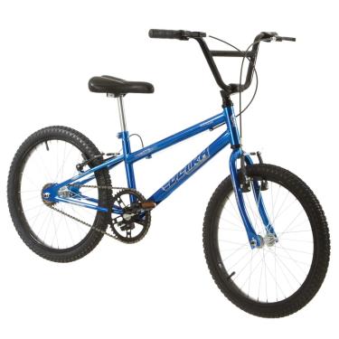 Imagem de Bicicleta de Passeio Ultra Bikes Esporte Chrome Line Rebaixada Aro 20 Reforçada Freio V-Brake Infantil Juvenil Blue Azul