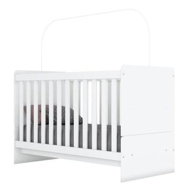 Imagem de Berço Nacional Labirinto Branco Brilho - Henn