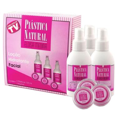 Imagem de Plástica Natural Eloisa Medina Rejuvenescedor Facial 120ml Kit Com 3