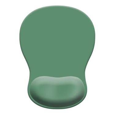 Imagem de Mouse pad de gel com descanso de pulso, mouse ergonômico côncavo com base de poliuretano antiderrapante e superfície lisa tapete de acessórios de mesa confortáveis para escritório, jogos em casa e