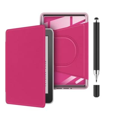 Imagem de Akacy Capa de rotação de 360 graus para Kindle de 10ª geração de 6 polegadas (modelos J9G29R, modelos J9G29R). Capa traseira de borracha TPU de silicone flexível e fina, com cantos reforçados (4)