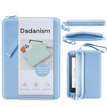 Imagem de Dadanism Embreagem de silicone de 16 a 7 polegadas para Kindle Paperwhite e Kindle Colorsoft Signature Edition, K-indle de 15 cm, Kobo, Nook E-Reader, bolsa multiuso com revestimento antipoeira para