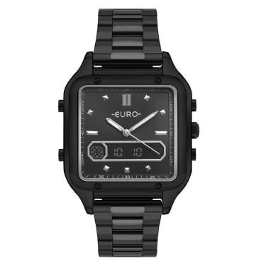 Imagem de Relógio Euro Feminino Fashion Fit Sporty Preto - Eubj3890abc-4p