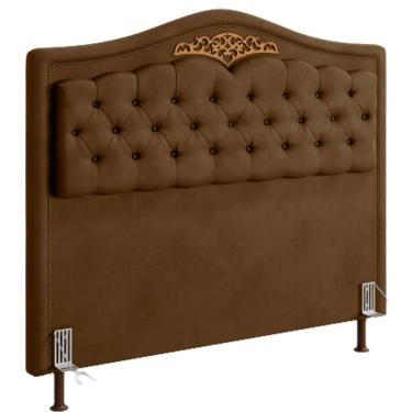 Imagem de Cabeceira Holanda 1,95 Para Cama Box King Size Castor Veludo