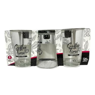 Imagem de COPO DE VIDRO COFEE TIME 200ML KIT C/6 SEU LAR