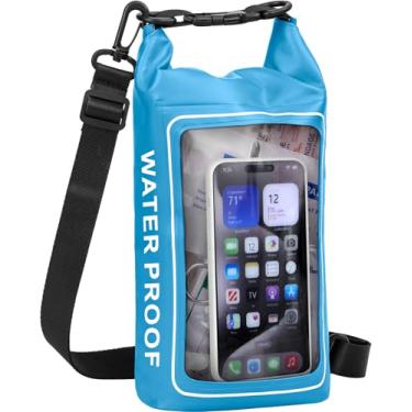 Imagem de GPUSFAK Kit de primeiros socorros à prova d'água de 154 peças com bolsa para celular à prova d'água, kit de emergência para barco, kit médico de emergência 2 em 1 para passeios de barco, acampamento