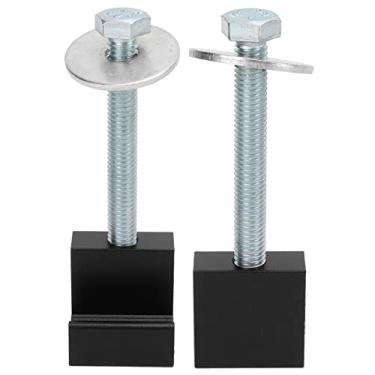 Imagem de ZJchao Caixa de Ferramentas Resistente Universal Amarrar Liga Alumínio J Ganchos Crossover para Caminhão Captador 2 Pçs Kit Braçadeiras Montagem