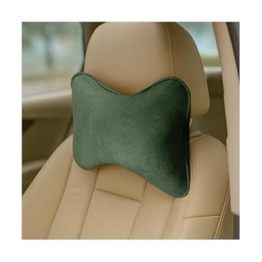 Imagem de Sandfren Travesseiro de encosto de cabeça de carro, espuma viscoelástica respirável ergonômico assento de veículo travesseiro de pescoço para alívio da dor cervical, almofada de apoio de pescoço