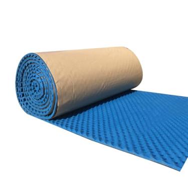 Imagem de Painéis autoadesivos de espuma à prova de som, espuma acústica de caixa de ovos, painéis de parede à prova de fogo de alta densidade à prova de som (espessura: 30 mm/1,2 pol, azul)