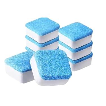 Imagem de Kit 10 Tabletes de Limpeza para Máquina de Lavar – Limpador Efervescente Potente contra Manchas e Odor