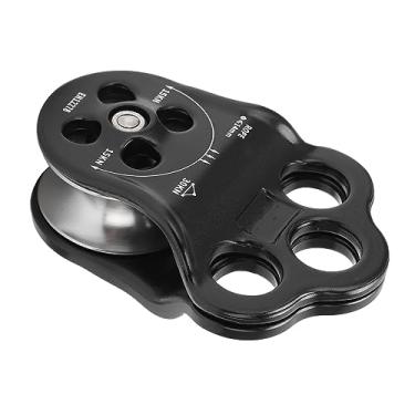 Imagem de AYNEFY Polia de Pontos de Suspensão, Equipamento de Escalada Leve Em Alumínio para Aviação, Resistência Estática de 30Kn para Trabalho Aéreo, Montanhismo e Resgate