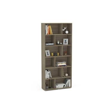 Imagem de Estante De Livros Xangai Castanho - Politorno