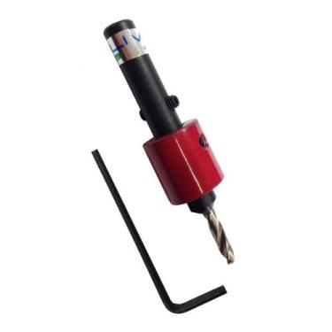 Imagem de Escareador Cônico para Madeira 3,0x08mm Regulável Haste 07mm Metali