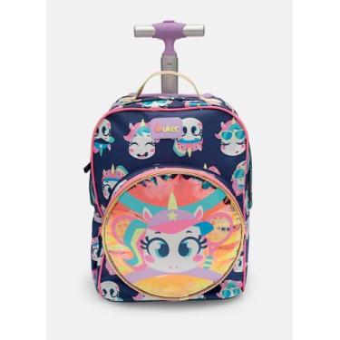 Imagem de Mochila com Rodinha Média Unicórnio Tênis AZUL MARINHO - PUKET