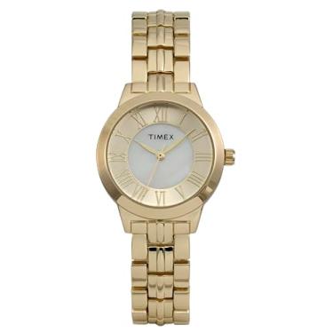 Imagem de Timex Relógio feminino Main Street de 30 mm - triplo dourado