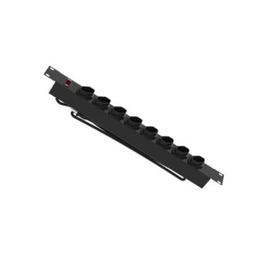 Imagem de Regua de 8 Tomadas Qualitronix Para Rack Qrrm8 1,2m