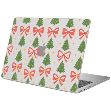 Imagem de BlHMCASE Capa compatível com MacBook Air de 15 polegadas 2025 2024 2023 versão M3 A3114 M2 A2941, linda capa protetora de árvore de Natal para Mac Air 15