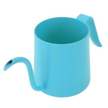 Imagem de AUNMAS Bule de chá de café 250ml, Pescoço de Ganso de Aço Inoxidável 304, Bico Longo e Estreito, Despeje sobre Chaleira para Viagens de Escritório Em Casa (Azul)