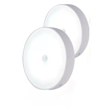 Imagem de KIT 2-8 Lâmpada Led Recarregável Sem fio com Sensor de Presença Luminária para Pousadas, Escritórios, Casas Grandes e Proprietários (5 PCS)