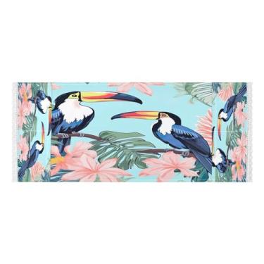 Imagem de Wassud Birds on Blossoming Tree Capas de lavadora e secadora, protetor de lavadora com sacos de armazenamento, capa de geladeira à prova de poeira com bolsos para lavanderia doméstica, cozinha, 120 x