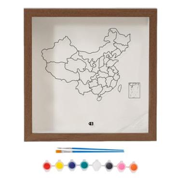 Imagem de XLWLLNJ Caixa de Exibição com Carregamento Superior - Caixa de Memórias Versátil para Ingressos, Lembrancinhas, Presentes para Amigos, Selos, Festas e, Marrom 15x15cm