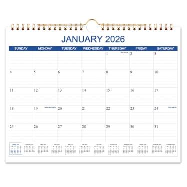 Imagem de Calendário 2025-2027 - Calendário de parede de 25 de novembro a junho de 2027, agenda de parede mensal de 20 com papel de 140 g/m² para planejamento e organização, calendário de férias, agenda de 29 x