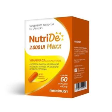 Imagem de NutriDe Vitamina D3 2.000UI (60 caps) - Padrão: Único - MaxiNutri