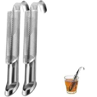 Imagem de Difusor de chá de aço inoxidável 304, infusor de folhas soltas, infusores de chá portáteis para escritório e casa, especiarias, temperos (2 peças)