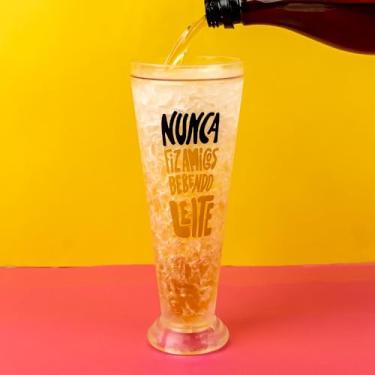 Imagem de Tulipa Ice Gel – Copo Congelável para Cerveja e Drinks, Mantém Bebida Gelada por Mais Tempo