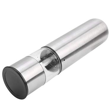 Imagem de Acouto Moedor Elétrico de Sal e Pimenta, Aço Inoxidável, Automático, Operado por Bateria, Ferramenta de Moinho de Especiarias, Elegante e Eficiente para Uso na Cozinha
