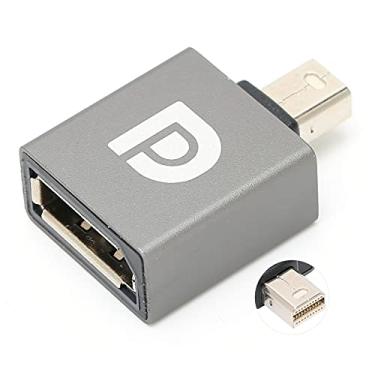 Imagem de Cryfokt Adaptador Mini DP Macho para DP Fêmea 8K 60 Hz 7680x4320 de Alta Resolução para Laptop PC TV Monitor de Jogos, Liga de Alumínio, Plug and Play para Pro, ThinkPad X1 Carbon
