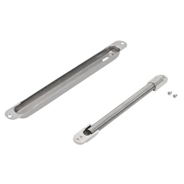 Imagem de Protetor de cabo flexível e embutido para porta, protetor de fio blindado sob a porta e suporte embutido, evita danos por compressão para cabos Ethernet e de alimentação