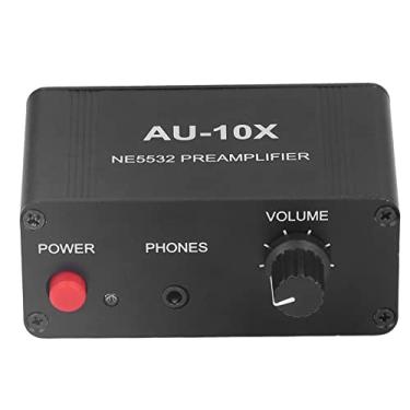 Imagem de KIMISS Amplificador de Fone de Ouvido Pré-amplificador Estéreo de 20dB Com 3,5 Mm e Saída para Som HiFi - Design Portátil e Compacto para Sistemas de áudio Domésticos