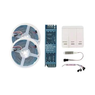 Imagem de Conjunto De Luzes LED Em Fita De 15M 20M 5M 10M Com Efeito De Água Cor