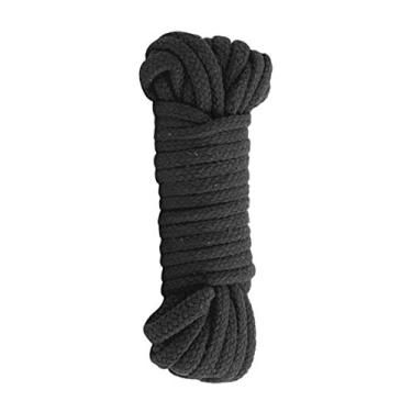 Imagem de Doc Johnson Japanese Bondage Rope - Soft Cotton Rope - Gentle on the Skin - 32 Feet of Rope - Black