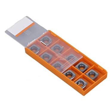 Imagem de LiebeWH 10 Peças de Inserções de Carboneto Torno de Corte de Inserção de Torneamento SEKT1204AFTN XM CNC Cortador de Fresa Redondo Substituição de Lâminas de Fixação para Fresadora, Bom Desempenho,