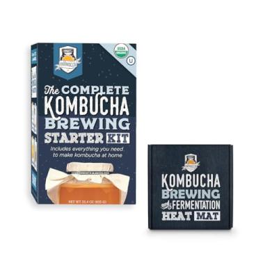 Imagem de Fermentaholics The Complete Kombucha Brewing Starter Kit | Fermentaholics USDA Certified Organic Making Kit (The Deluxe Kombucha Brewing Kit)