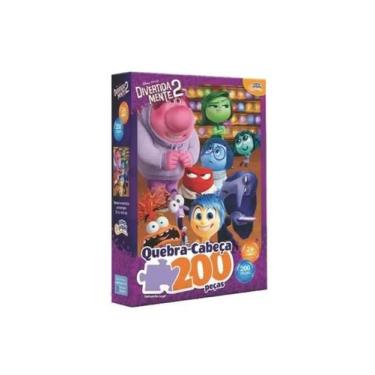 Imagem de Quebra Cabeça Divertidamente 200 Peças Disney Pixar Puzzle Infantil Or