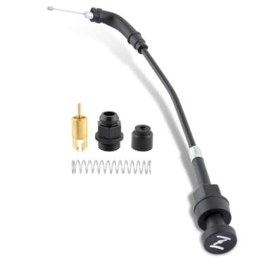 Imagem de AUTOKAY Substituição para cabo de estrangulamento de carburador 27490-04 Harley Davidson CV40 mm XL883 27465-04