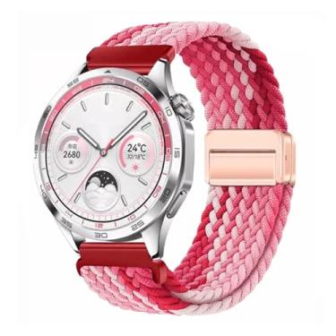 Imagem de HEPUP Pulseira respirável de nylon de 22 mm e 20 mm para Huawei Watch GT4/Pro 46 mm/GT3/GT2 2e para Samsung Watch 6/5/4/3/Gear S3, For other 20mm, Ágata