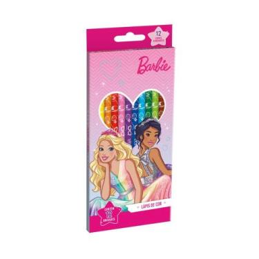 Imagem de Lápis de cor 12 cores Coleção Barbie - Tris
