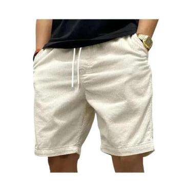 Imagem de Bermudas Esportivas Masculinas De Outono Respirável Com Cintura Elásti