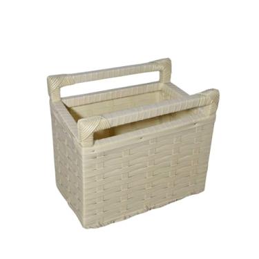 Imagem de Porta Revista com Estrutura de Madeira e Acabamento em Fibra Sintética (PALHA)