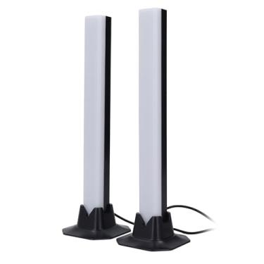 Imagem de YWBL-WH Barra de Luz RGB, Lâmpada de Mesa Com Sincronização de Música Com Controle Remoto, Alimentação por USB para Jogos de TV Com Tela de PC, Luz Ambiente Inteligente Com 8 Modos Dinâmicos