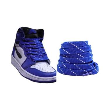 Imagem de Cadarços Elásticos De Cores Mistas Para Tênis AF1 AJ 100 120 140CM Cad