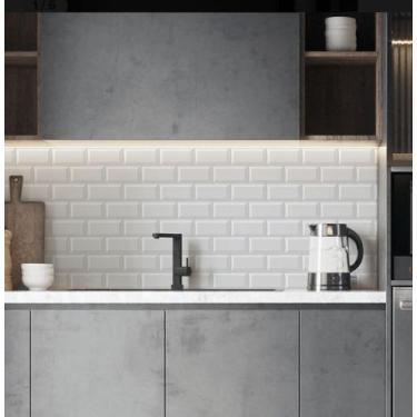 Imagem de 12 Painel Tijolinho Retro 3d De Parede Revestimento 50 X50cm - LuJP De