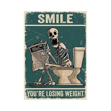 Imagem de Pôster Vintage Engraçado De Escova De Dentes E Papel Higiênico, Arte D