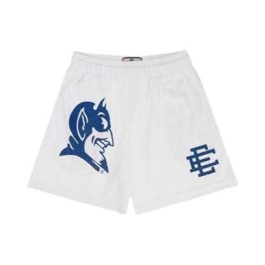 Imagem de Bermuda Casual De Verão Para Homens Com Estampa Floral Em Malha Para A